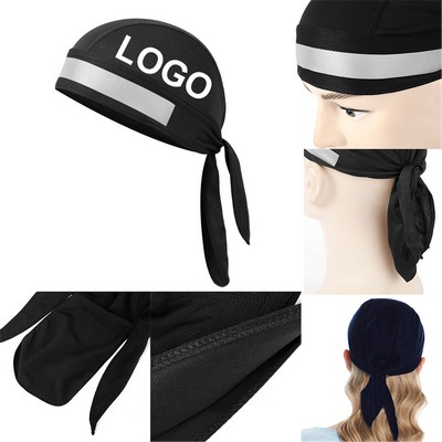 Cycling/Pirate Reflective Stripe Head Scarf