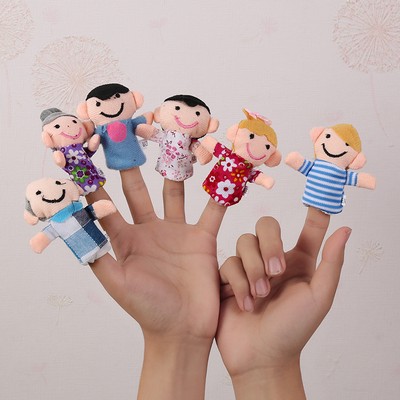 Soft Plush Animal Finger Puppet Set