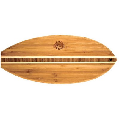 Surfboard 14.5 inch Bamboo Cutting Board