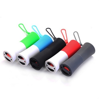 Waterproof Bluetooth Speaker Power Bank w/Carabiner