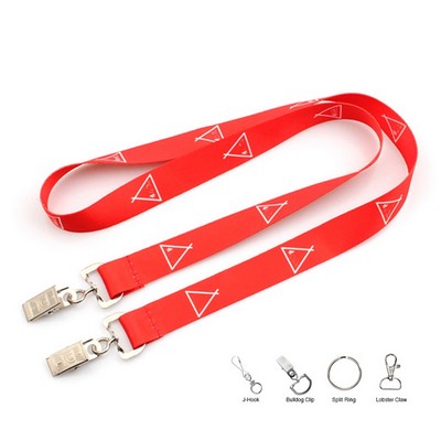 Polyester Double Ended Lanyard