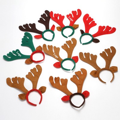 Antlers Christmas Hair Hoop