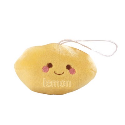 3" Keychain Squishmallow Plush Key Tag - Lemon