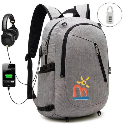 Anti Theft Laptop Backpack