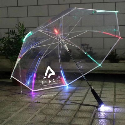 LED Light Up Clear Umbrella