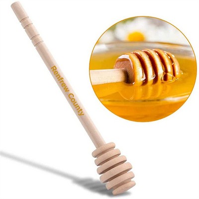 Wooden Honey Dipper Stick