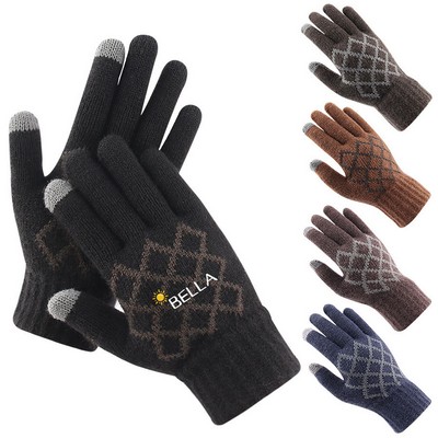 Winter Touchscreen Gloves Warm Knit