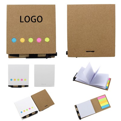 Notebook With Sticky Notes