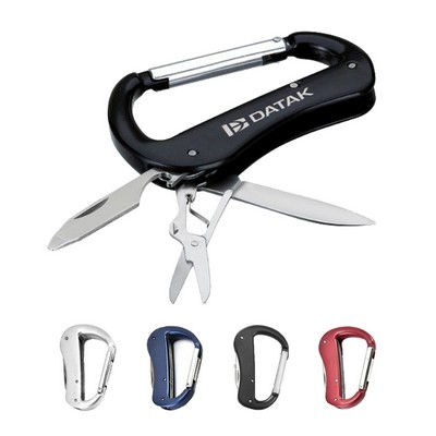 Versatile Carabiner Keychain Multitool