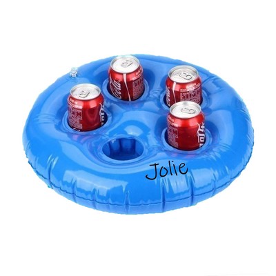 5 Hole Inflatable Coasters Drink Holder