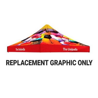 Replacement Graphics Only - Tent With Logo 10' x 10'