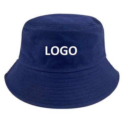 Embroidered Cotton Bucket Hat