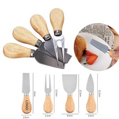 4-Piece Cheese Knives Set