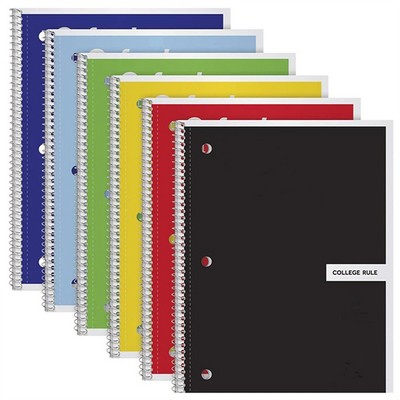 "Spiral-Bound Notebooks for Organized Note-Taking"