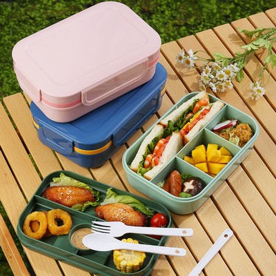 Large Capacity Double Layer Sealed Lunch Box