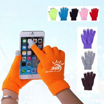 Winter Touch Screen Knit Gloves