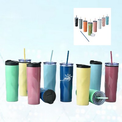 16-Ounce Tumbler with Straw