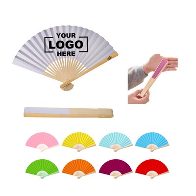 Bamboo Folding Handheld Fan