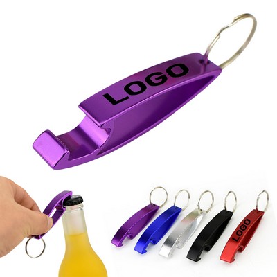 Aluminum Alloy Bottle Opener Key Chain