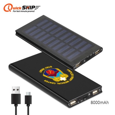 Ra Solar 8000mAh Power Bank USB-C-8000mAh