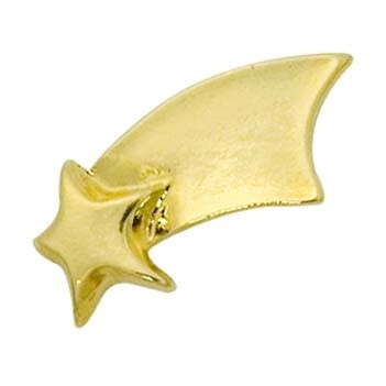 Shooting Star Cast Stock Jewelry Pin