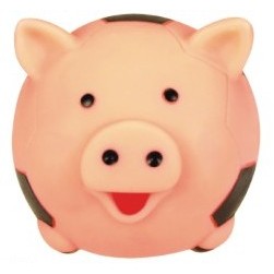 Rubber Soccer Ball Shaped Pig Dog Toy©