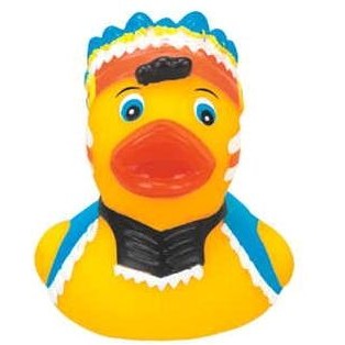 Mini Rubber Indian Chief Duck©