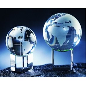 Embedded Globe w/Clear Base