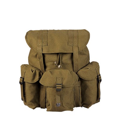 Olive Drab G.I. Type Heavyweight Canvas Mini Alice Packs Bag