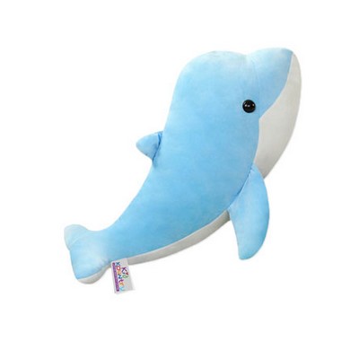 Custom Plush Turquoise Blue Dolphin