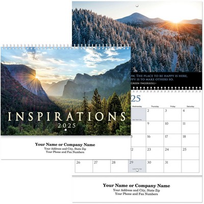 Inspirations Wall Calendar Spiral