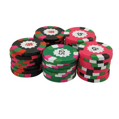 8 Oz. Bag of $100 Chocolate Poker Chips