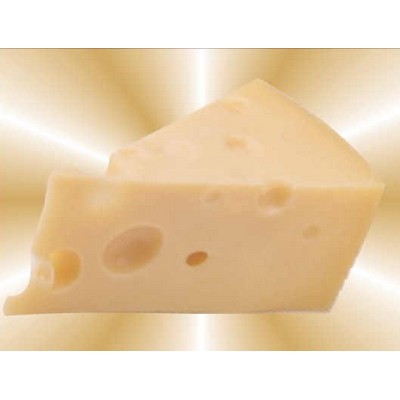 Cheese Metal Photo Magnet (2 1/2"x2 1/2")