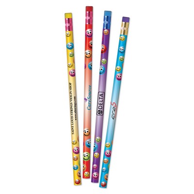 Assorted 3D Smile Pencils