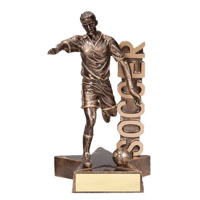 6.5" Male Soccer Billboard Resin Series Trophy