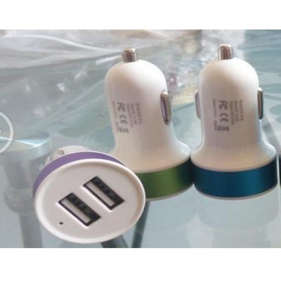 Dual Universal USB Power Plug Car Charger