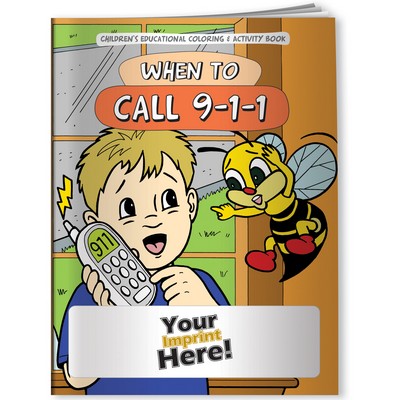 Coloring Book - When to Call 9-1-1