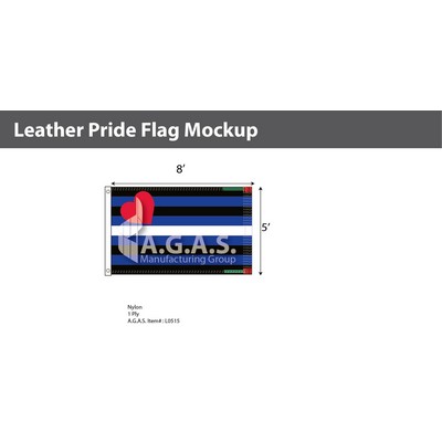 Leather Pride Deluxe Flag 5'X8'