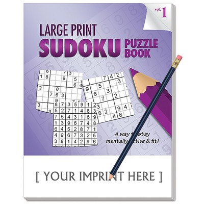 LARGE PRINT Sudoku Puzzle Pack Set - Volume 1