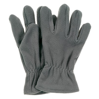 Charcoal Grey Fleece Gloves