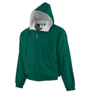 Augusta® Youth Hooded Taffeta Fleece Lined Jacket