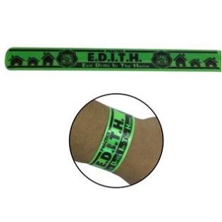 Small Reflective Vinyl Slap Bracelet (Priority)