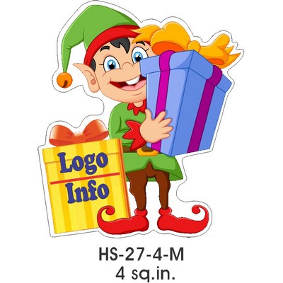 Elf Gift Shop Magnet (6 Square Inch)