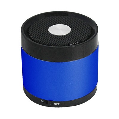 Basic Bluetooth Compact Circular Speaker- Speakerphone, Rechargeable