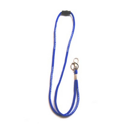 Round Nylon Lanyard w/Lobster Claw Clip