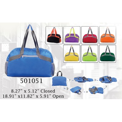 Compact Folding Duffle Bag-Gym-Tote