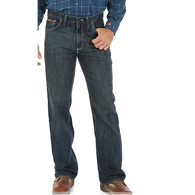 Wrangler® 20X® Men's Dark Wash Blue Flame Resistant Vintage Boot Jeans