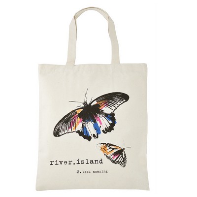 Premium 8 oz Full-Color Printed Cotton Canvas Tote Bag 14"x 16"