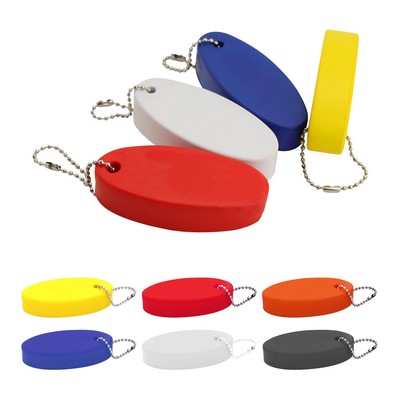 Oval Soft Floater Keychain