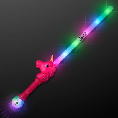 Unicorn Light Up Saber Sword - Domestic Print